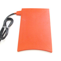 Plaque chauffante vulcanisante pour réparation de pneus de voiture, en silicone, étanche et à chauffage rapide, alimentée par prise électrique