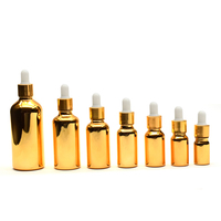 Pot en verre de luxe pour crème cosmétique, 5 ml, 10 ml, 1 oz, 30 g, 50 g, 100 g, 200 g, pot en verre argenté ou doré avec couvercle