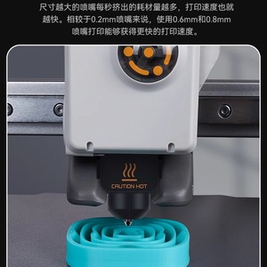 Conjunto de Extremo Caliente Mini A2LA1 Top-T, Boquilla de Acero Endurecido de 0.4 mm, Calentamiento Cerámico, Cabezal de Impresión para Impresora 3D - Product Image 2