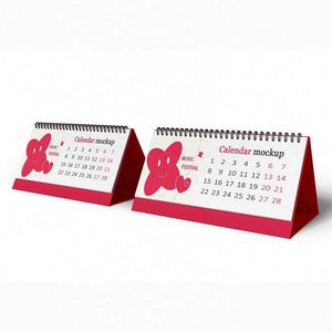 Calendario de Escritorio Personalizado con Logotipo, Calendario Mensual con Base - Product Image 2