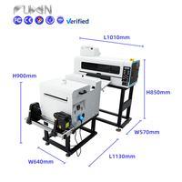 Pabrik Langsung China Printer DTF 30cm 2 Head I1600 Mesin Printer DTF dengan Papan Hoson Layanan Online 24/7
