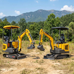 حفارة صغيرة بمحرك كوبوتا معتمدة من CE وEPA، متوفرة بأحجام 1 طن و1.2 طن و1.6 طن و1.8 طن و2.5 طن، حفارة زاحفة صغيرة للمزارع - Product Image 1