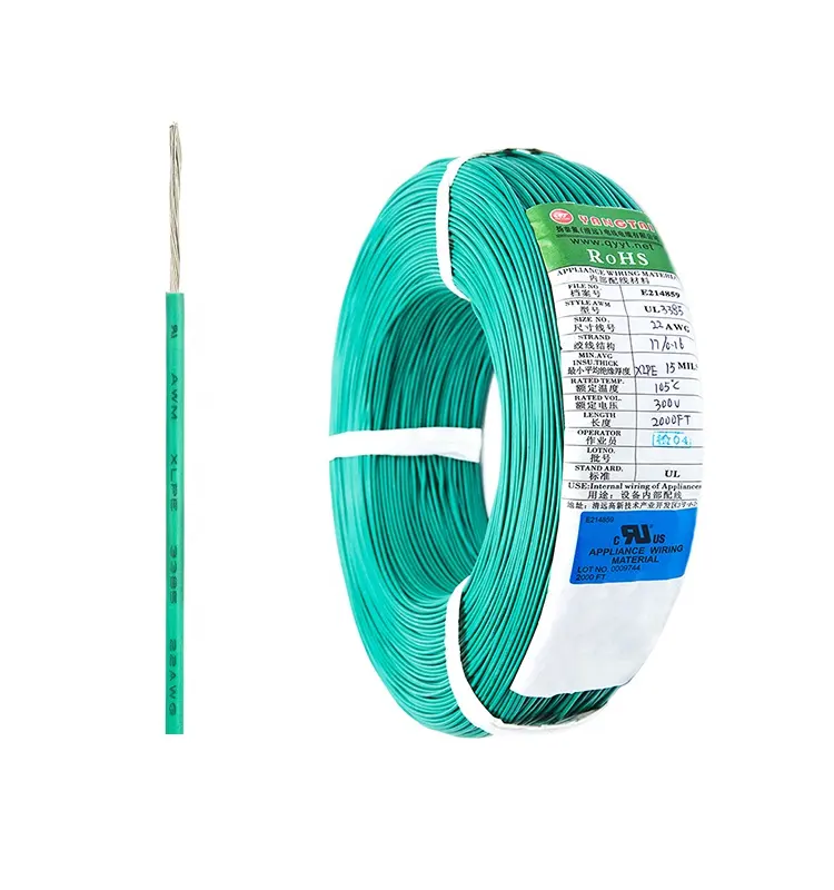 Producto caliente UL3385 300V XLPE cable de alambre eléctrico aislado venta directa de fábrica