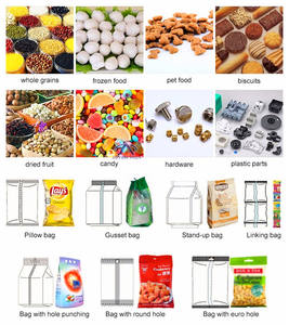 ใช้งานง่ายเครื่องชั่งอิเล็กทรอนิกส์อัตโนมัติเค้กข้าวโอ๊ตถั่วลิสงช็อคโกแลตถั่วชาบิสกิตขนมถั่วชิปบรรจุเครื่อง - Product Image 2