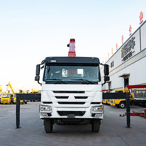 شاحنة ذراع تلسكوبية متعددة الاستخدامات طراز SINOTRUK HOWO 6X4 12 طن 14 طن رافعة محمولة للشاحنات لمشاريع البناء - Product Image 2