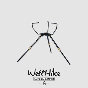 Support de réchaud trépied réglable WELLHIKE, support multifonctionnel pour brûleur à <span class=keywords><strong>gaz</strong></span> propane plat et support de levage - Product Image 1