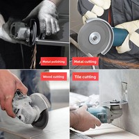 Meuleuse d'angle sans balais haute puissance à vitesse variable, à essence, avec interrupteur à gâchette pour le meulage de métaux et la découpe intensives en bricolage