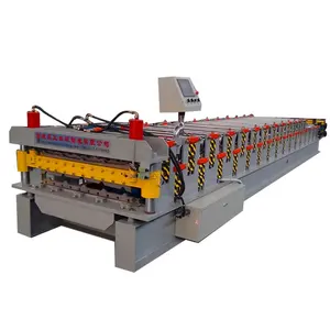 Double layer hydraulic rollforming machines metal building material making machinery