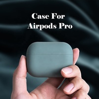 Étui en Silicone Sans Fil pour AirPods Pro 2ème 3ème Génération, Étanche, Écologique, Antidérapant et Anti-Choc