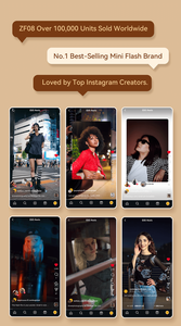 Flash para Cámara Recargable Mini ZENIKO ZT08 con Pantalla HSS y Medición Automática <span class=keywords><strong>TTL</strong></span> - Product Image 3