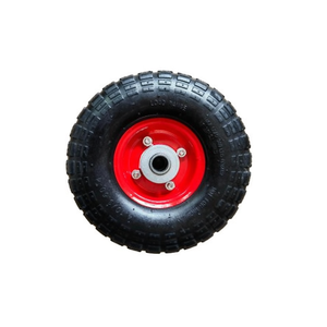 ล้อลม 350-4 ขอบแดง สำหรับอุปกรณ์ทำสวน - Product Image 1