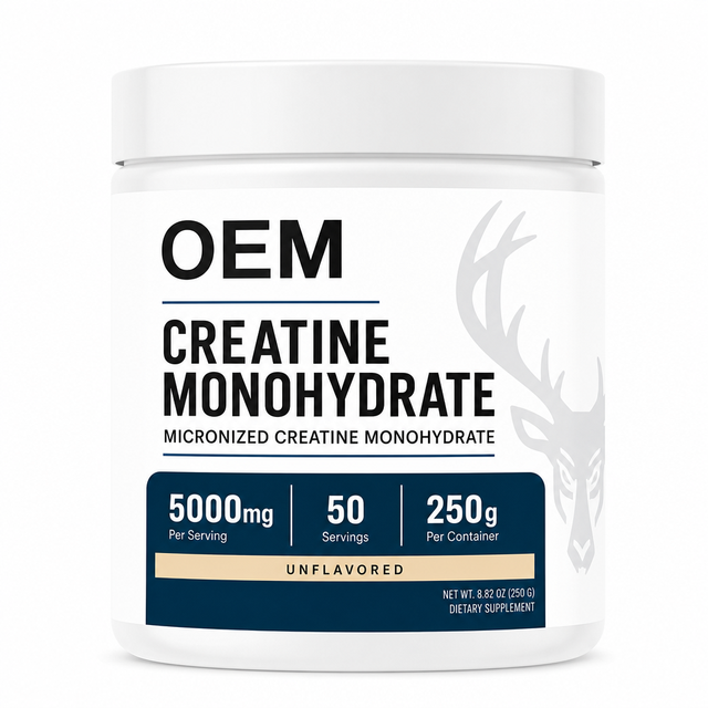 Private Label Unflavored 200 Mesh Micronized Creatine Monohydrate Powder