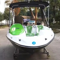 15-футовая малогабаритная скоростная лодка для водных видов спорта, длина 4,6 м, мини-яхта на 4 человека, одобренная CE, с подвесным мотором, цвет на заказ