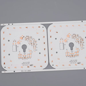 Circuit imprimé en aluminium monocouche 1oz cuivre avec masque de soudure blanc simple face pour usage industriel - Product Image 1