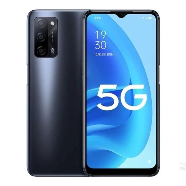 OPPO A55 5G Android 11 Smartphone with 6.5" LCD Display 5000mAh Battery 10W Charging Dual SIM English Language Support