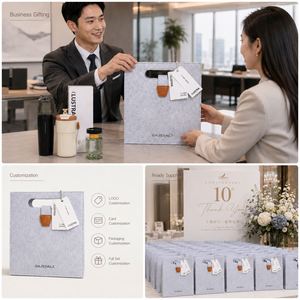 Customized Logo, Corporate Gift, Felt Bag, Souvenirs, Company Holiday Activities, Gifts for Employees Business Gift Set - Product Image 4
