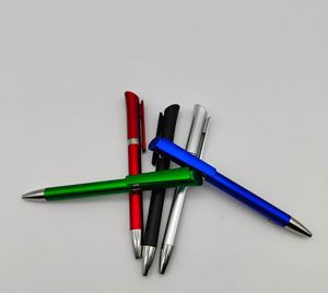 Matte Anodized Aluminum Click Ballpoint Pen With Matching Color Clip Business Colors Retractable Advertising Signature Pen - Product Image 4