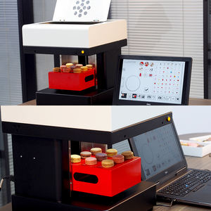 NOUVELLE Imprimante alimentaire 3D DIY Machine d'<span class=keywords><strong>impression</strong></span> à jet d'encre Biscuits Macaron Gâteau au chocolat Boisson Imprimante alimentaire <span class=keywords><strong>A4</strong></span> Café GRATUITE Encre comestible - Product Image 2