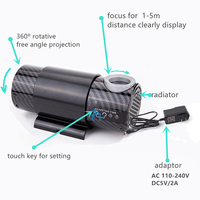 Yinzam YT06 Mini projecteur d'horloge LED avec Projection de Logo créatif innovant maison décorative lumière intelligente horloge murale projecteur