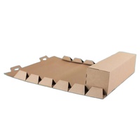 Boîte pliante ronde Portable boîtes d'emballage en carton de couleur d'impression personnalisée Champagne whisky bouteilles de vin rouge boîte-cadeau en papier de verre