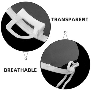 Protège-bouches en plastique de qualité alimentaire, anti-buée, emballés individuellement pour l'industrie alimentaire et les restaurants - Product Image 3