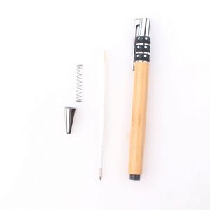 Personalized Bamboo Wooden Sustainable Retractable Ballpoint <b>Pen</b> With Custom Engraved Logo Recycled Printing for Gift - Product Image 6