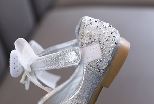 Verano nuevas niñas princesa niñas pequeñas princesa cinta Bebé Zapatos de un solo zapato - Product Image 6