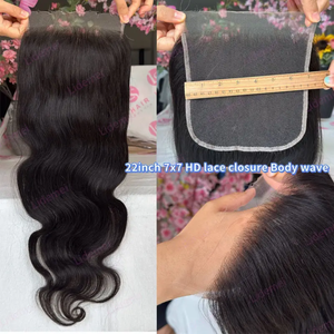 <span class=keywords><strong>Cabello</strong></span> Humano Virgen Sin Procesar, Ondulado, con Cierre <span class=keywords><strong>de</strong></span> Encaje y Frontal, <span class=keywords><strong>Color</strong></span> Negro Natural - Product Image 4