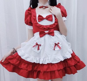 2026 RUIKE OEM Vestido de Criada Japonés <span class=keywords><strong>Sexy</strong></span> Color Crema, <span class=keywords><strong>Disfraz</strong></span> de Criada Little Sweetheart, Vestido Lolita, <span class=keywords><strong>Disfraz</strong></span> de Cosplay de Criada para Espectáculos Escénicos - Product Image 1