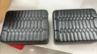 Boîte à bijoux en cuir PU personnalisée 2024 avec fermeture éclair, organiseur de rangement de luxe pour bijoux, options de couleurs personnalisées, idéale pour les voyages