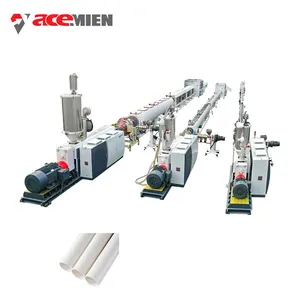 High output Automatic plastic PP PE HDPE Drainage Pipe extruding Machine Plastic single screw Extruder for Pipes