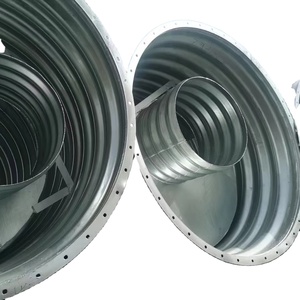 Servicios de Soldadura de Tuberías de Acero Galvanizado Corrugado de Diámetro Igual y Alta Resistencia para Alcantarillas, con Curvado y Corte - Product Image 6
