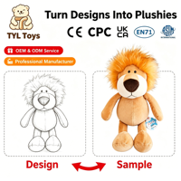 Peluche d'animal de la forêt, plusieurs tailles, rembourrage en coton PP, Tigre, Lion, Éléphant, Raton laveur, pour cadeau de parc animalier, OEM personnalisé