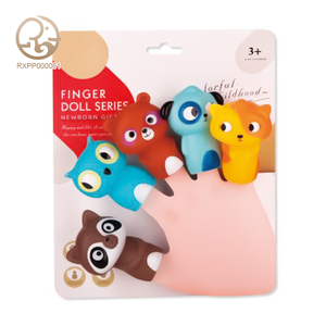 ของเล่นนิ้วซิลิโคนพีวีซีนุ่มสำหรับเด็กของเล่นสำหรับเด็กเล็กดีไซน์รูปสัตว์การ์ตูนสำหรับเด็กปฐมวัย - Product Image 1