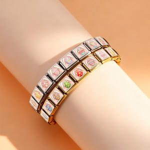 Vente en gros usine : Breloque italienne tendance Lapin de Pâques pour <span class=keywords><strong>bracelet</strong></span> en acier inoxydable 9 mm, pour la création de bijoux DIY pour femmes et hommes - Product Image 2