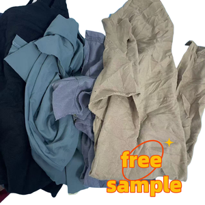 Campione Gratuito di Stracci di Alta Qualità in Cotone 100% Riciclato da Ritagli di Magliette <span class=keywords><strong>per</strong></span> Pulizia Industriale - Product Image 3