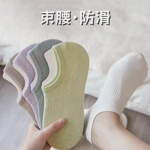 Women Invisible Ankle <b>Socks</b> Solid Color Sweat Absorbent Non Slip Summer Casual Wear - Product Image 3