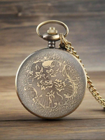 Montre de poche vintage en bronze à quartz PRO24