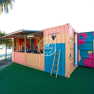 Outdoor Movable Expandable Shipping Container Restaurant Kiosk Sandwich Panel Steel Structure Industrial Design <b>for</b> Cafe Bar - Product Image 6