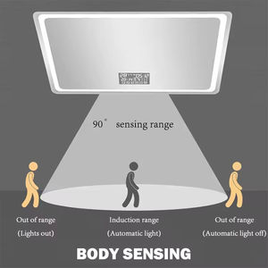 Espejo Inteligente Moderno para Baño con Luz LED, Antivaho, de Pared, con Pantalla Táctil para Maquillaje - Product Image 5