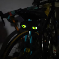 Diable yeux lumière LED cyclisme feu arrière étanche USB vélo feux d'avertissement vélo moto accessoires photographie