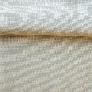 Tela de sarga tejida de lino 300 GSM 100% de alta calidad, estampado orgánico transpirable suave Natural para textiles y vestidos para el hogar - Product Image 2