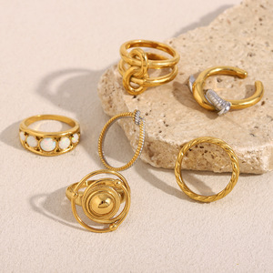 S925 Sterling Silver Twin Knot Twist <b>Ring</b> Niche Design Two Tone Adjustable Open Stackable Commute Party Ladies <b>Finger</b> <b>Ring</b> - Product Image 5