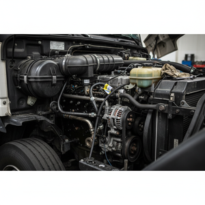 New High Quality <b>Rubber</b> QSP Power Steering <b>Hose</b> for Mercedes Axor 1840LS Truck Model 2002-2012 OEM A4570702832 - Product Image 3