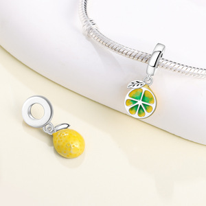 จี้มะนาวอีพ็อกซี่แบบใหม่ ดีไซน์เฉพาะตัว สร้อยข้อมือ DIY เครื่องประดับสำหรับสาวๆ - Product Image 5