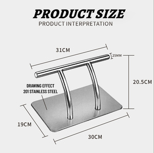 Reposapiés de Acero Inoxidable Dorado para Silla de Salón, Reposapiés Independiente para Silla de Estilismo, Reposapiés Móvil Profesional - Product Image 5