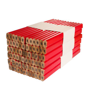 Crayons de marquage pour charpentier en bois naturel de couleur rouge, personnalisés, bon marché, de forme octogonale, ovale, hexagonale, de 7 pouces - Product Image 3