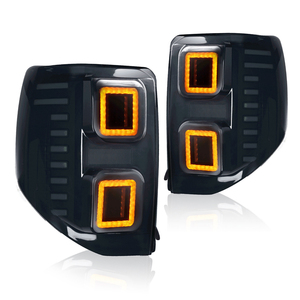 Gruppo Fanali Posteriori a LED 12V con Lente Fumé, Luci di Freno, Indicatori di Direzione e Retromarcia per <span class=keywords><strong>Ford</strong></span> Bronco <span class=keywords><strong>Sport</strong></span> 20-23 - Product Image 3