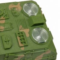 Véhicule blindé transformable électrique avec fonction « Bump and Go », musique et lumières LED - Jouet éducatif pour enfants et adolescents, cadeau d'anniversaire