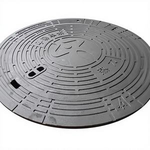 Couvercles de puits en fonte ductile de haute qualité de marque SG, couleur noire, taille et forme personnalisées, sécurité routière, fonderie chinoise, MOQ 100 pièces - Product Image 1